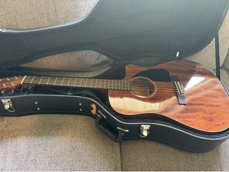 Fender CD-60CE All Mahogany Acoustic-Electric Guitar with Fender Hard Shell Case. – $425 OBO