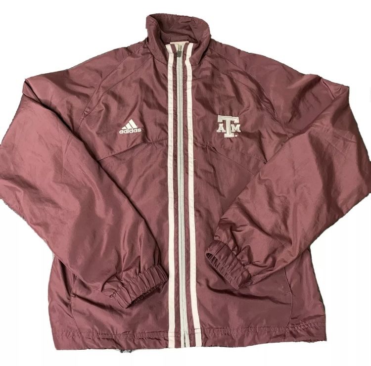 Texas A&M Aggies Dance Team NCAA Adidas Windbreaker Jacket - Women’s Size Medium