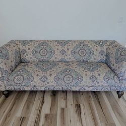 Elegant Medallion Upholstered Sofa/Couch