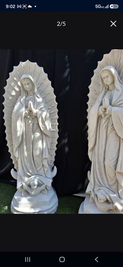VIRGIN MARY CEMENT STATUE