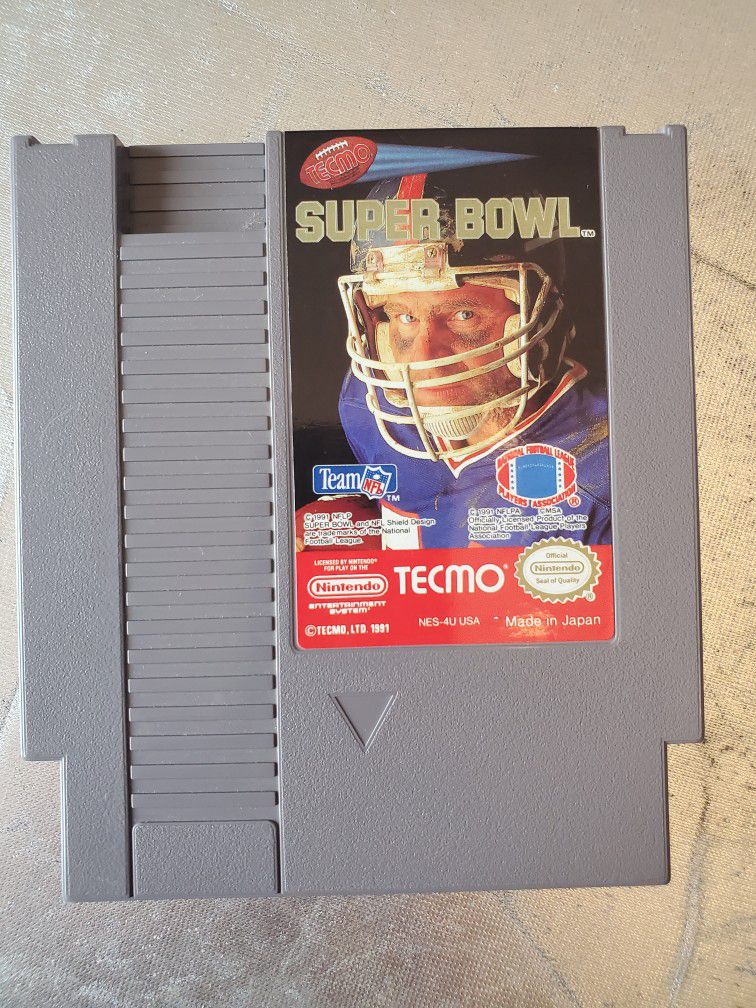 Tecmo Super Bowl Nintendo NES Video Game