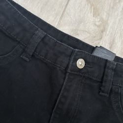 Black Jean Skirt Size 6 