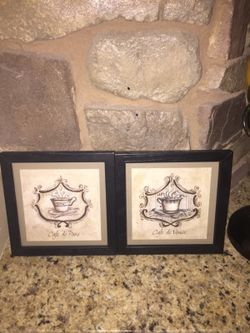 Coffee picture frames