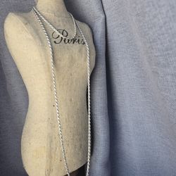 925 Silver Rope Chain & Bracelet Set (22” Necklace + 7” Bracelet 2.5mm) ✨