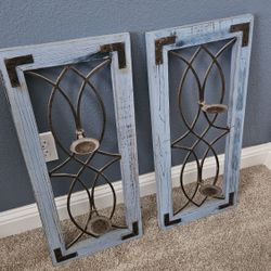 Decorative Wall Panels - Candle Holders