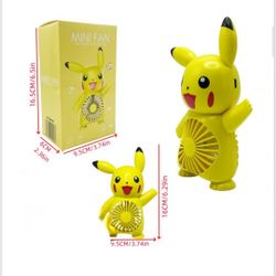 New Picachu Rechargeable Hand Fan💛