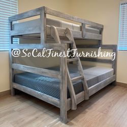 Twin Bunk Bed And Mattresses 