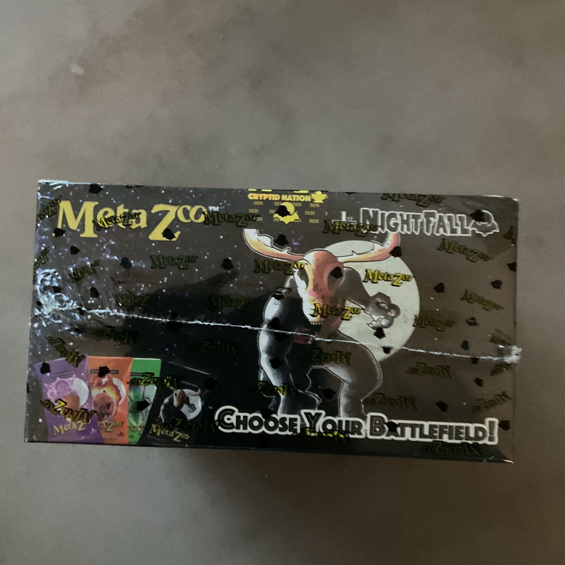 2021 MetaZoo TCG MetaZoo Nightfall 1st Edition Booster Box - Brand New  Sealed Collectible Card Game Box MetaZoo 1st Edition Sealed