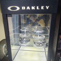 Oakley's Glasses Lighted Display Case