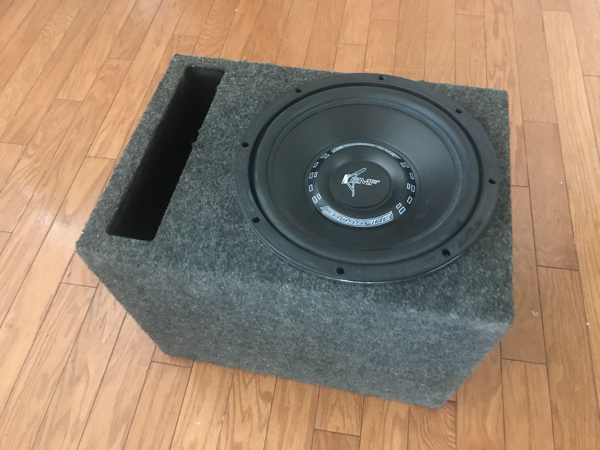 BMF 12 Sub Subwoofer 1 or 4 ohm with box speaker 12”