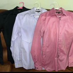 3 Men’s 1MX Dress Shirts XS