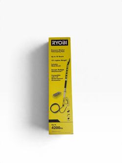 RYOBI 18FT Pressure Washer Extension Pole Brush NEW