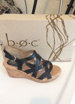 Brand new b.o.c. Summer wedge. Size 7