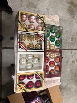 Christmas ornament lot for $20