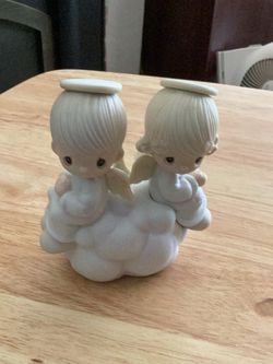 Precious Moments Double Angel Figurine