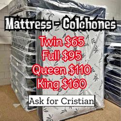 New Mattresses  Dallas Twin mattress Full mattress Queen mattress  King mattress  Colchones nuevos  Beds 