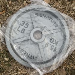 2- 35LB Weight Plate New