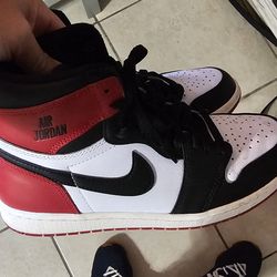 Jordan 1 High BlackToe Size 8