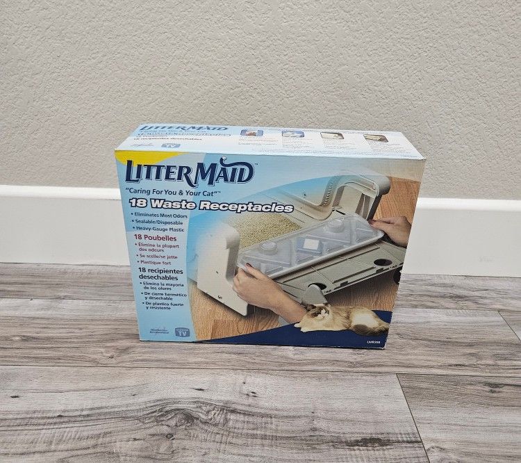 Brand New Littermaid 18 Count Waste Receptacles