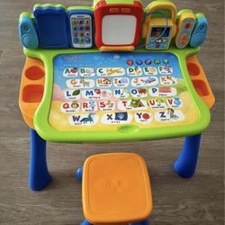 Kids activity center with chair
