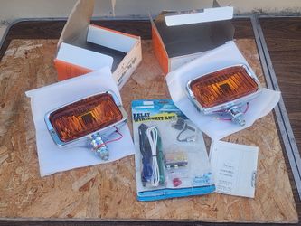 Vintage sears amber foglite setup NEW