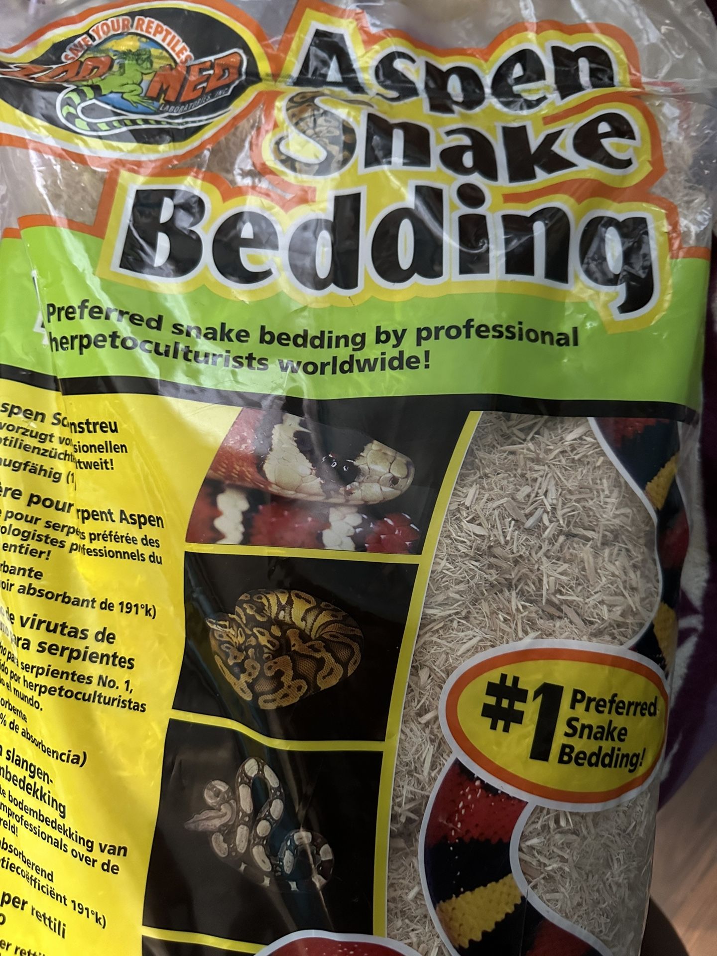 Aspen Snake Bedding - 26.4L dry Quarts 