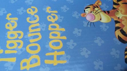 Tiger bouncing ride on