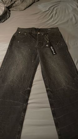 Purple jeans