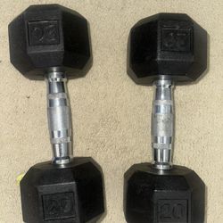 20 lb Hex Dumbbells – Pair