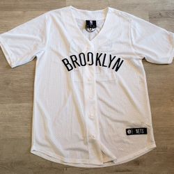 Brooklyn Nets Official NBA Mens Med Stitched Jersey 