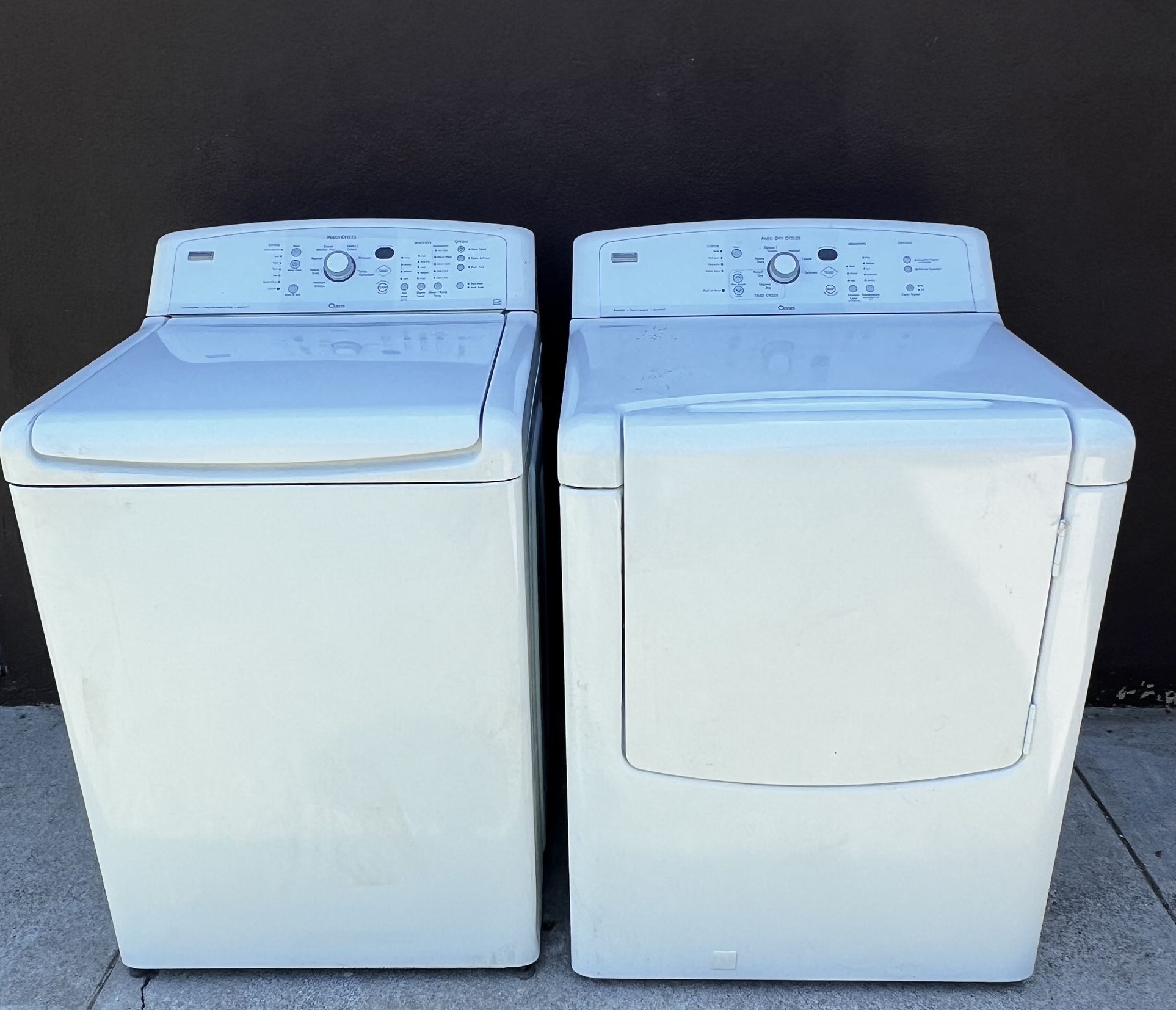 Kenmore Oasis Washer And Dryer