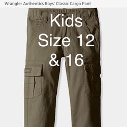 New- Boy’s Wrangler Jeans Size 12 & 16
