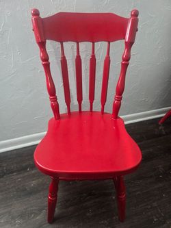 Wood chairs