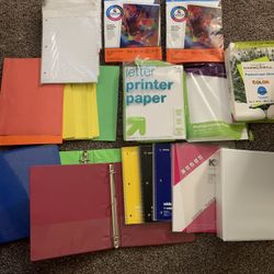 Miscellaneous Paper And Binder Set 