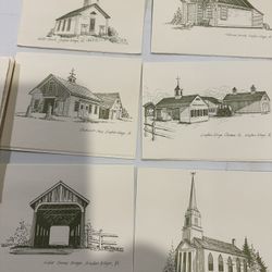 7 Blank Note Cards & Envelopes Grafton Village VT
