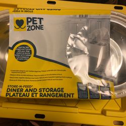 Dog Food Bowl With Food Storage 