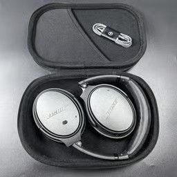 Bose QuietComfort 25 Noise Cancellation Headphones Wired QC25 Earbuds - Black