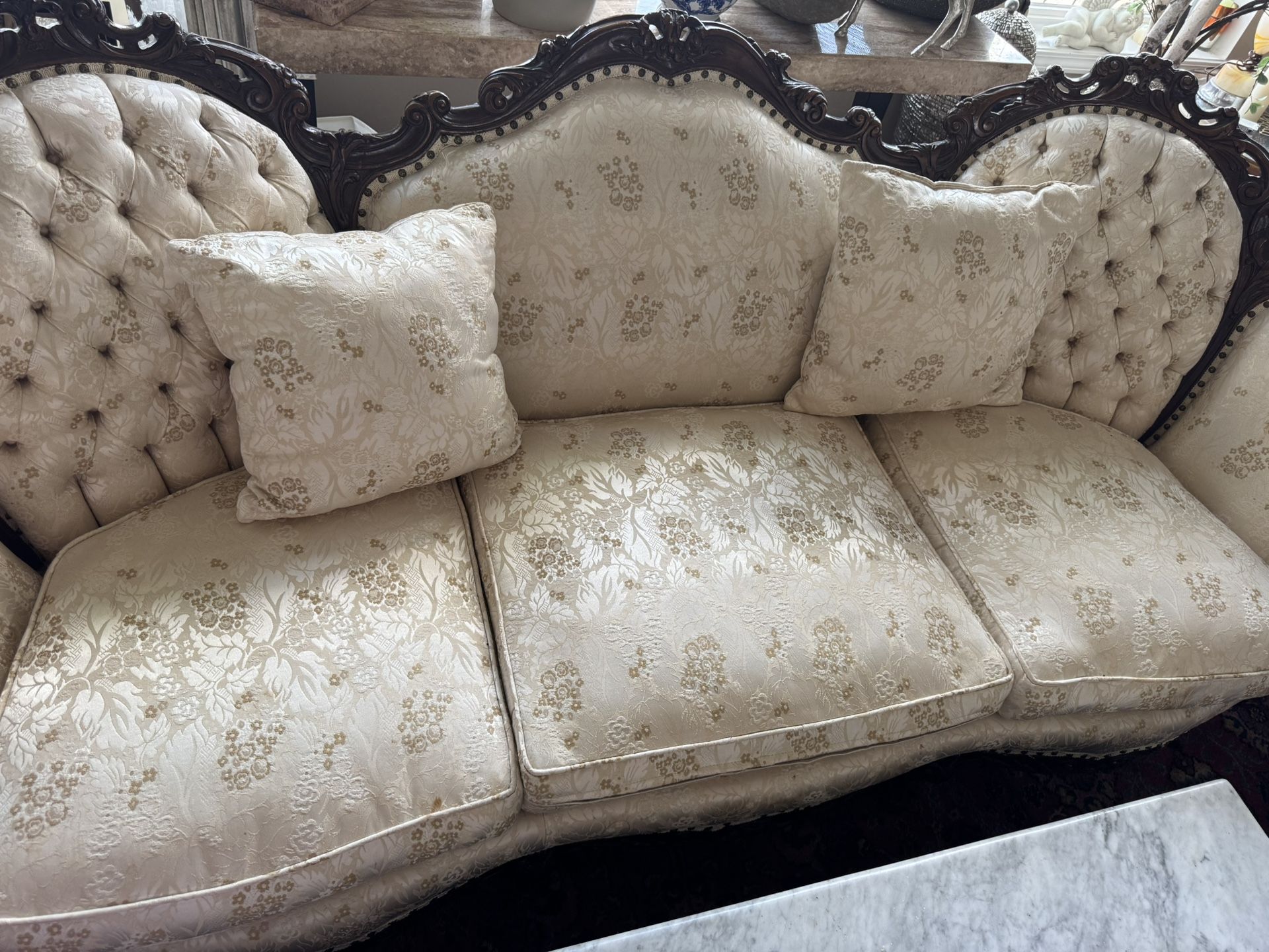Stunning, Antique European Sofa Couch