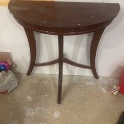 Wood Console entry table - Antique 