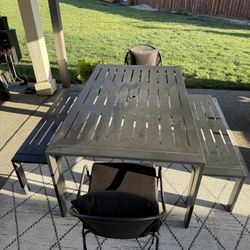 Metal Patio Dining Set