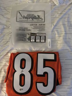 Signed/Authenticated Custom Chad “Ocho Cinco” Bengals Jersey