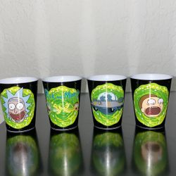 Rick And Morty Shot Glasses