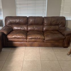 Leather Sofa 