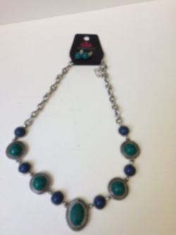 New necklace and earrings