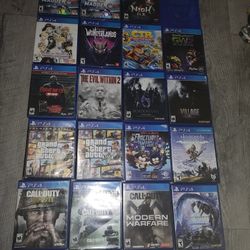 PS4 GAME LOT OF 23 GAMES FOR $350