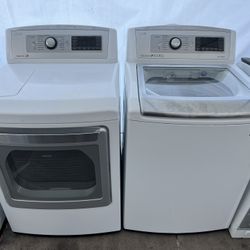 Washer And Dryer LG Matching Set Big Capacity 