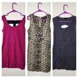3 Women's Dresses. All Medium. Sexy/Fun