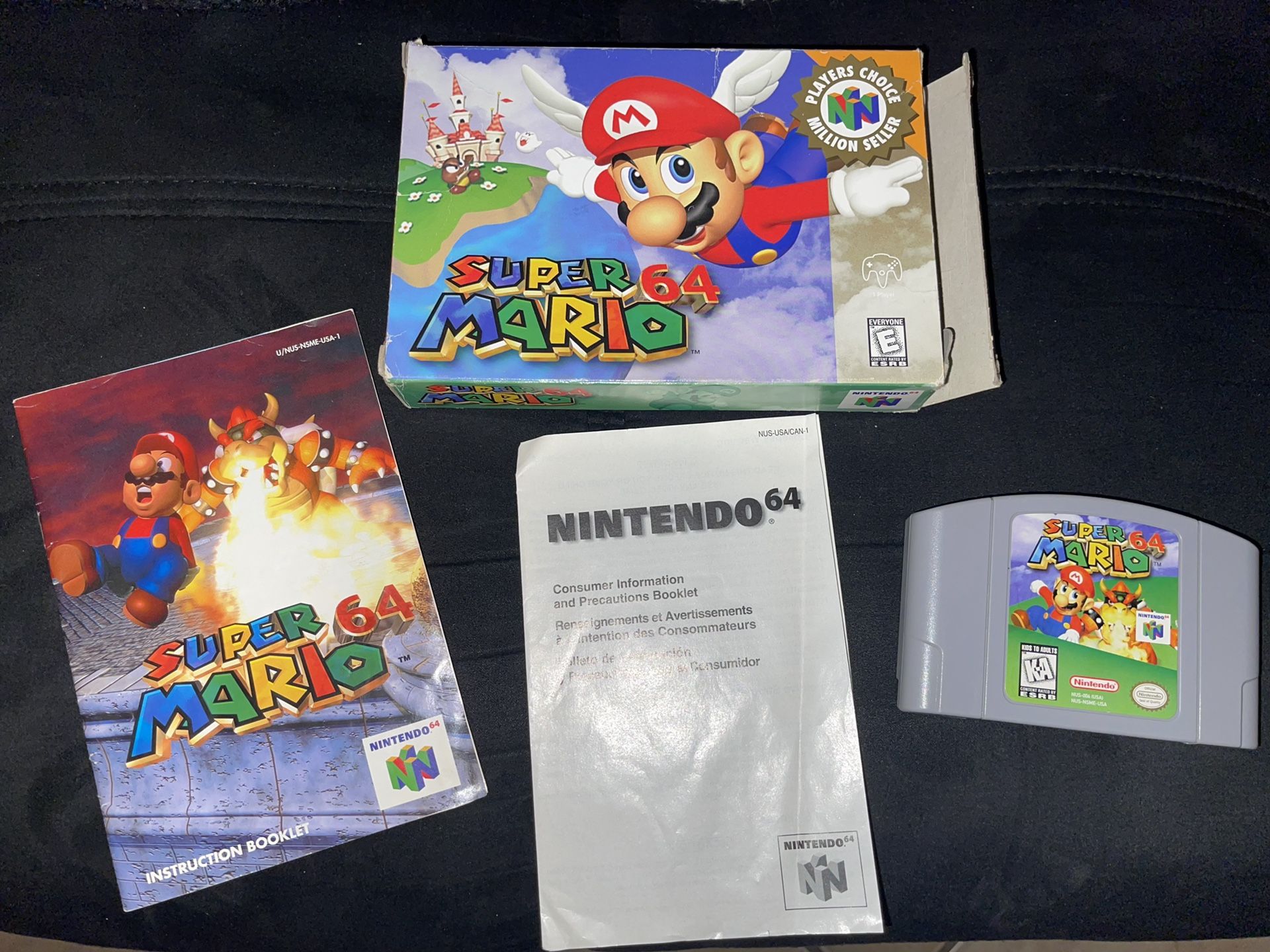 Super Mario 64 Complete CIB With Manual Trades Welcome CC