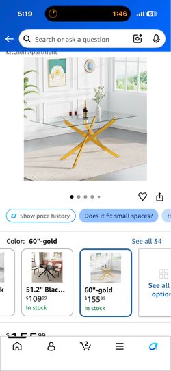 Glass Table for Sale (pick up only)