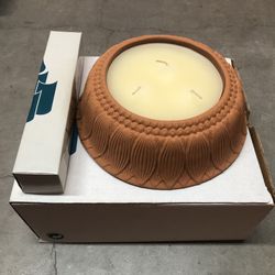 PartyLife Outdoor Terra Cotta Citronella Candle & Chatham Snuffer